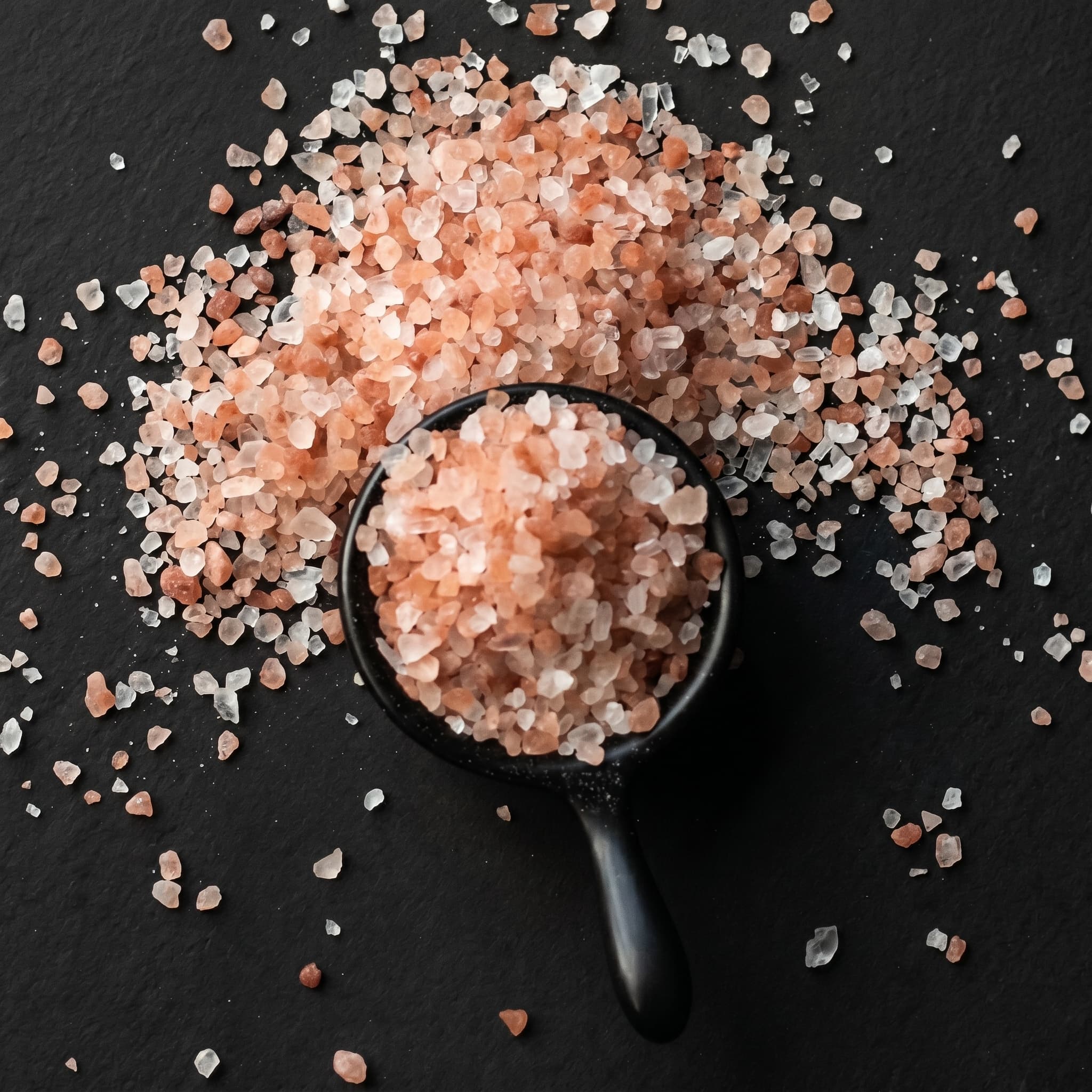 Coarse crystal salt large grains